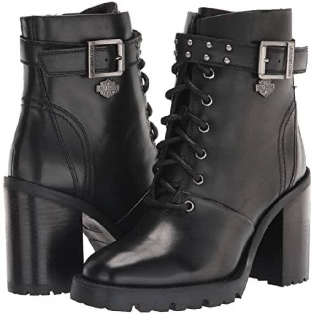 Harley-Davidson Black Combat Boots